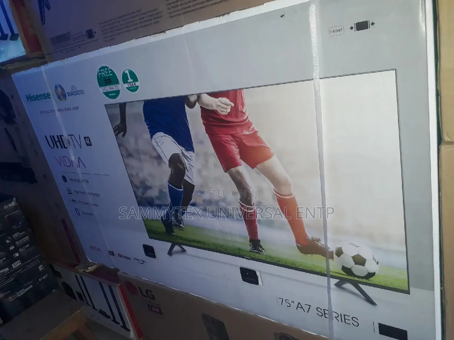 Original Hisense Smart UHD TV 75" With 2yrs Warranty Sign