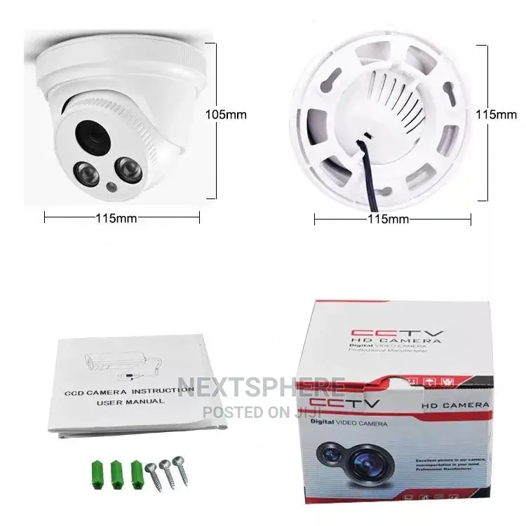 5MP Indoor Dome CCTV Camera 4-in-1 AHD/CVI/TVI/IP IR