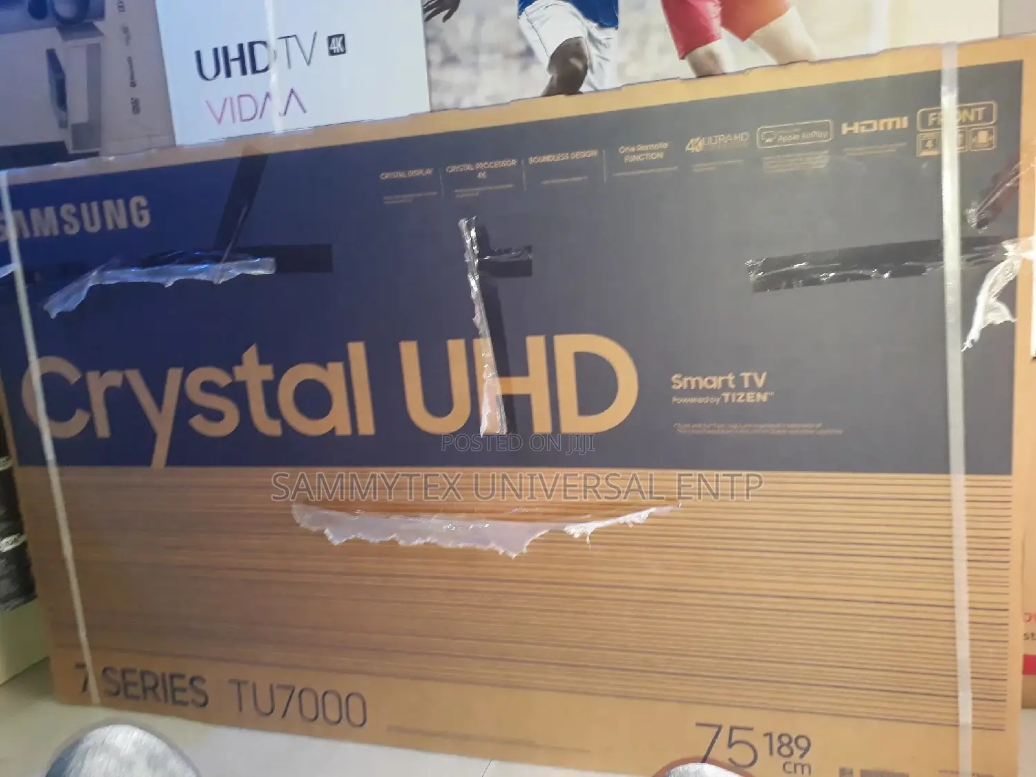 Brand New Samsung Uhd Smart Led Tv 75" Wit 2yrs Warrnty Sign
