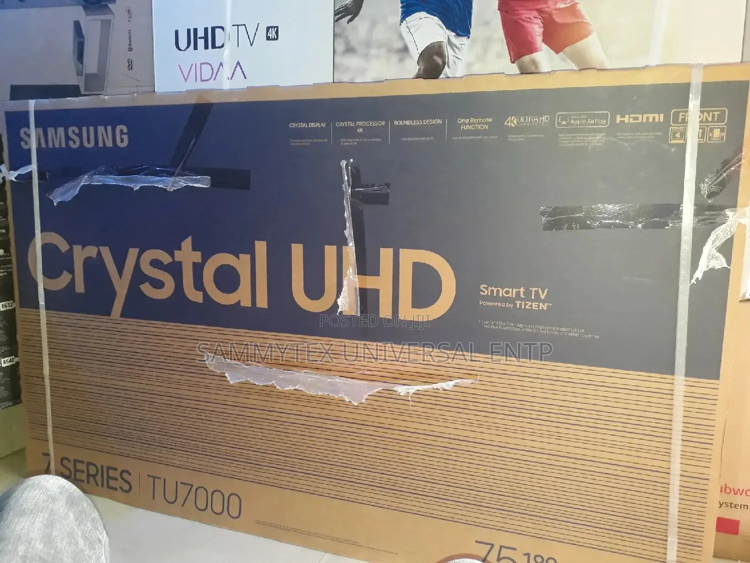 Brand New Samsung Uhd Smart Led Tv 75" Wit 2yrs Warrnty Sign