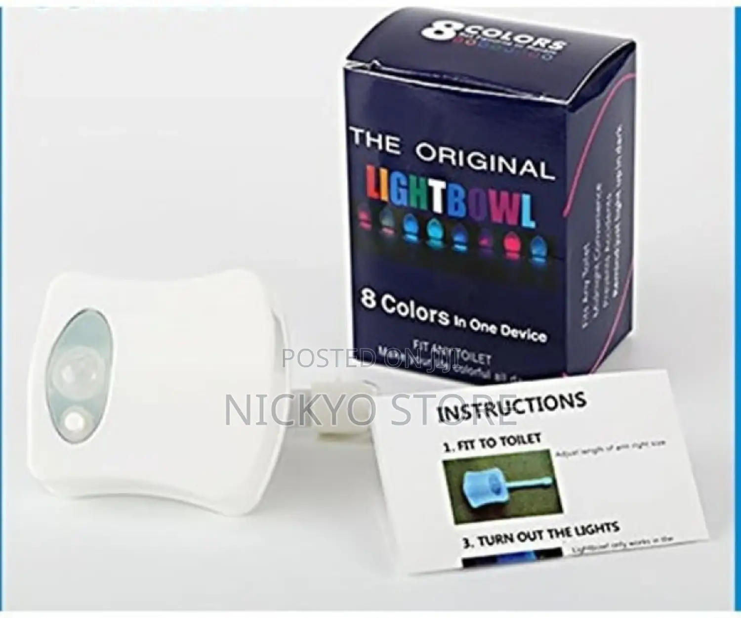 8 Colored Sensor Activated Toilet Led Ligth Bowl
