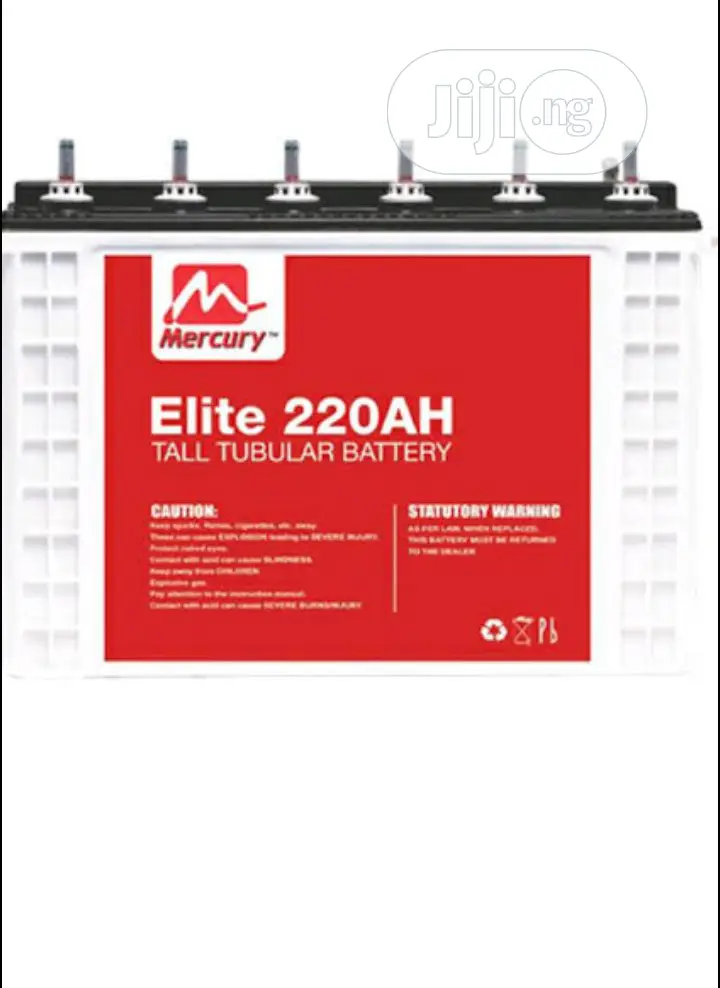 Mercury Tubular Battery 12v220ah