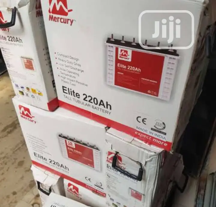 Mercury Tubular Battery 12v220ah