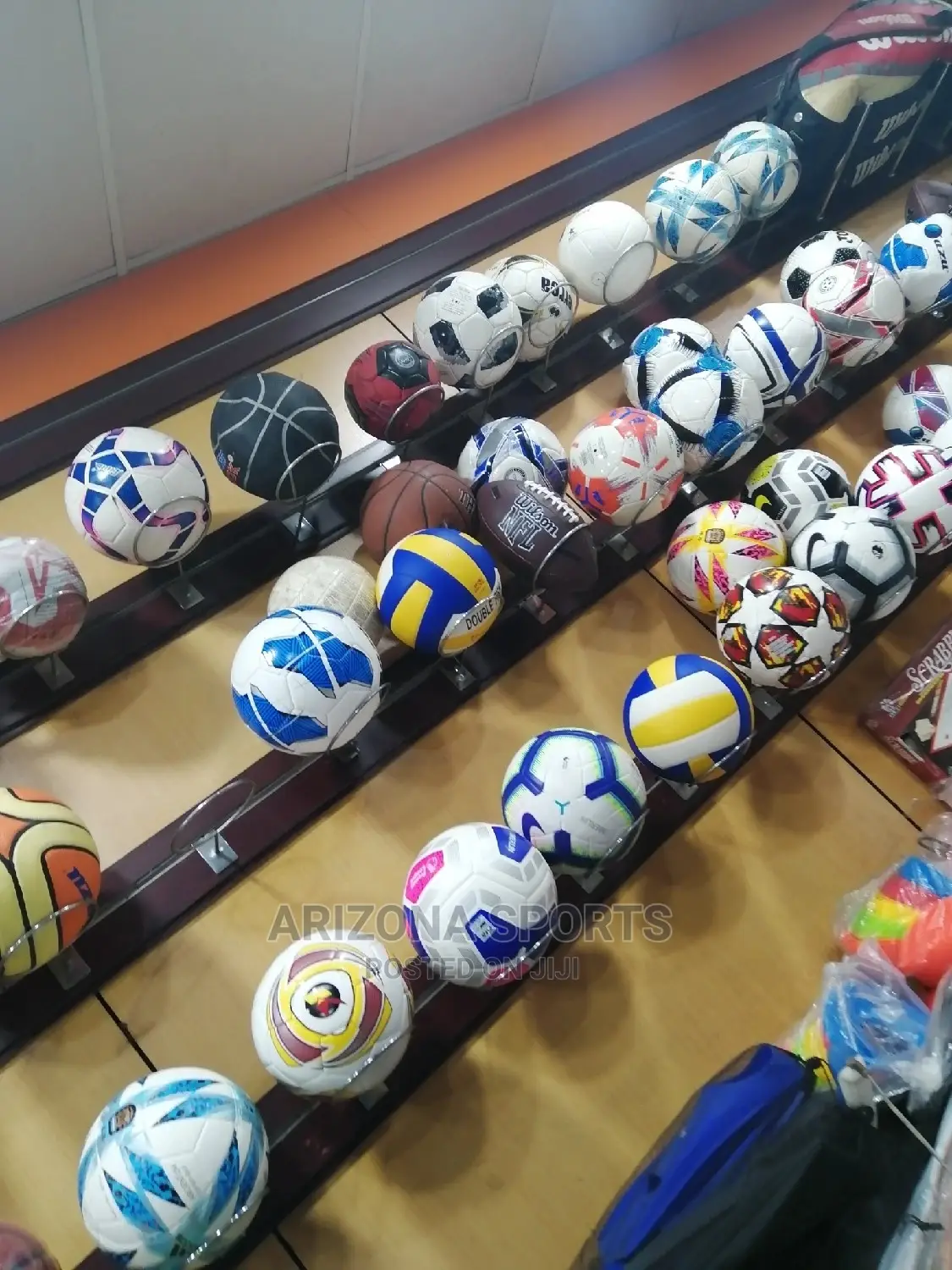 Footballs And Basketballs