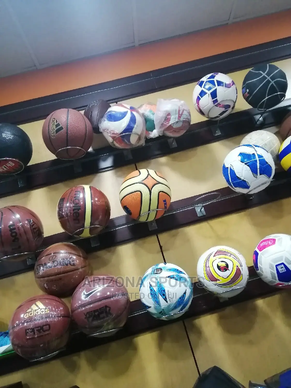 Footballs And Basketballs