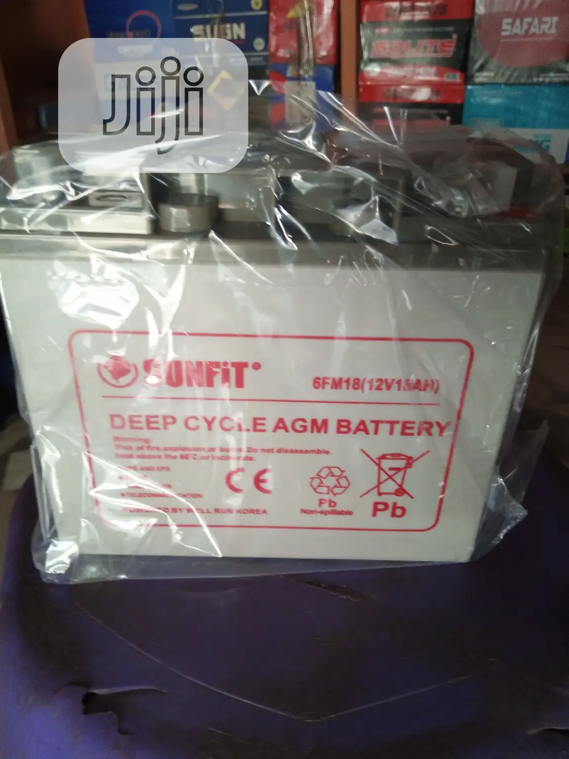 18ah Sunfit Car Battery