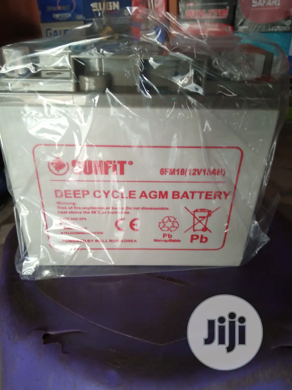 18ah Sunfit Car Battery