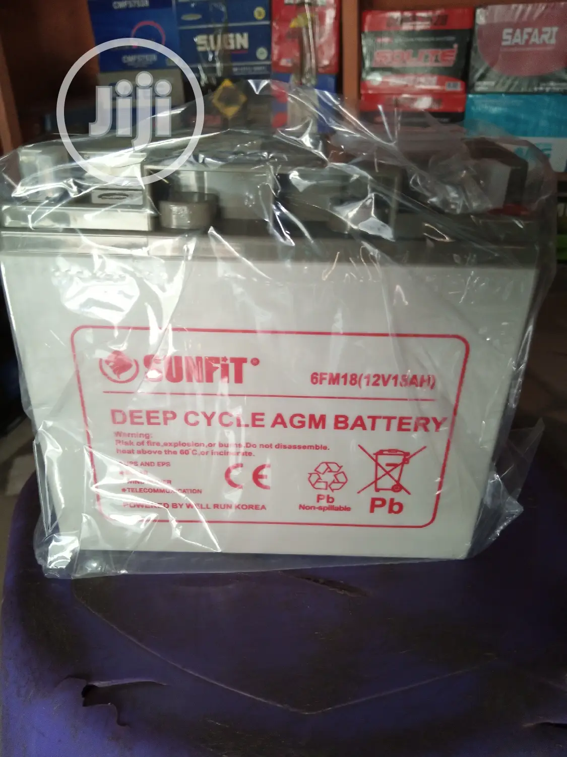 18ah Sunfit Car Battery