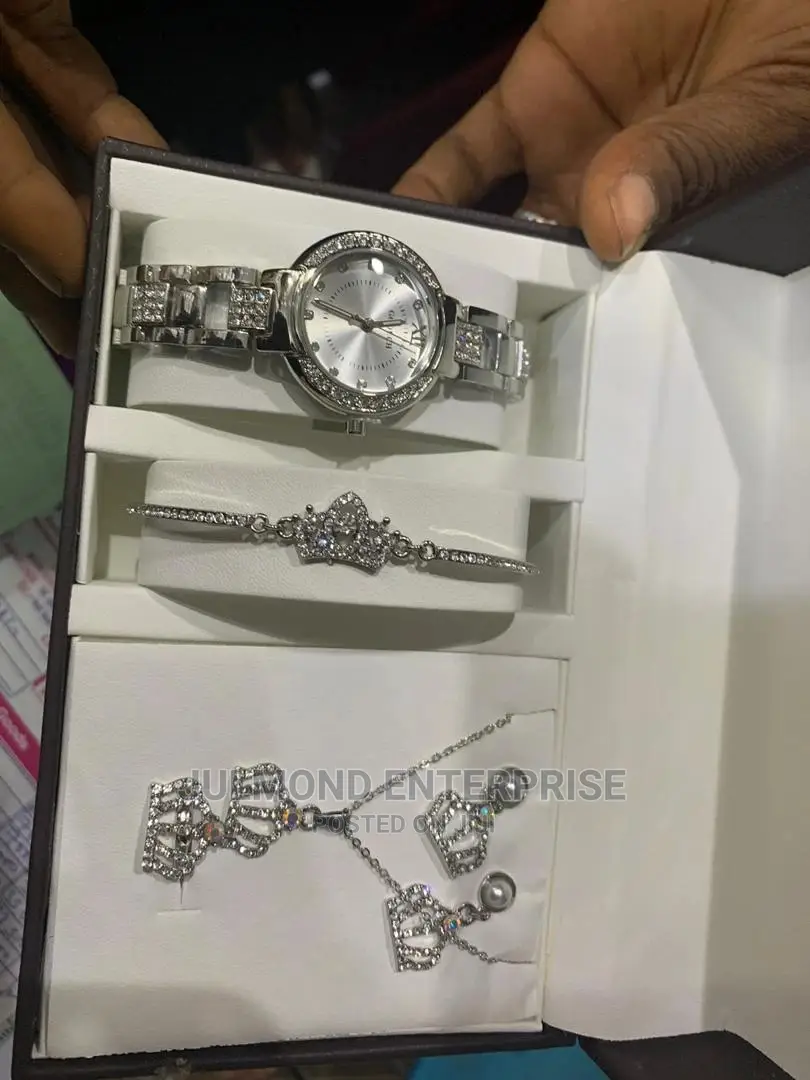Wristwatch And Necklace Set