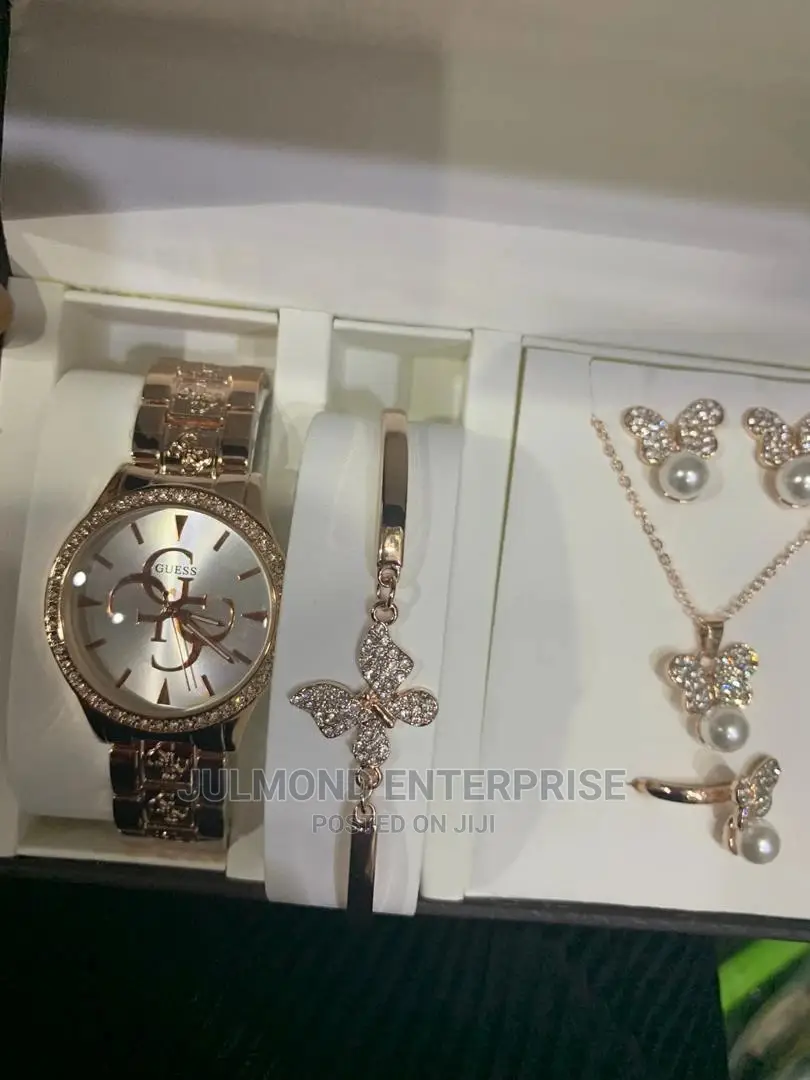 Wristwatch And Necklace Set