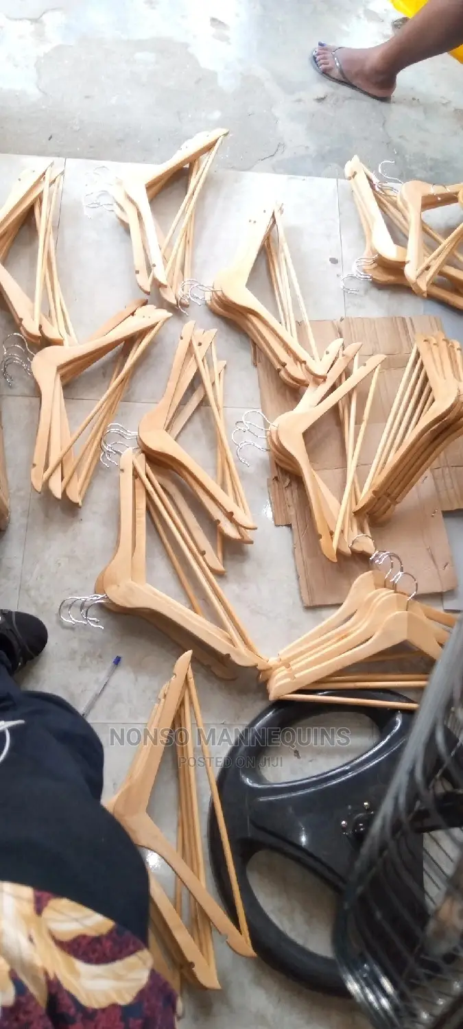 Wooden Hangers for Clothes Display