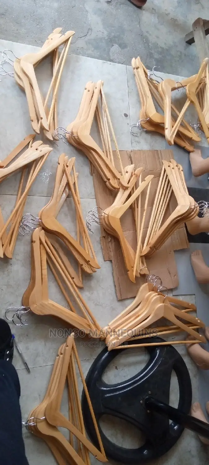 Wooden Hangers for Clothes Display