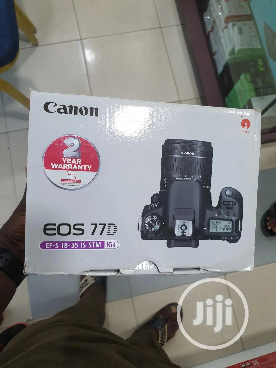 Canon EOS 77D Camera With 18-55mm Lens