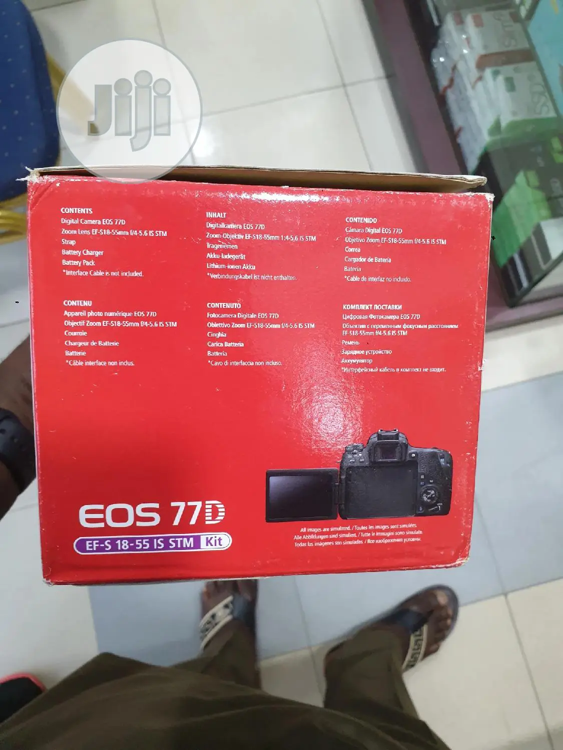 Canon EOS 77D Camera With 18-55mm Lens