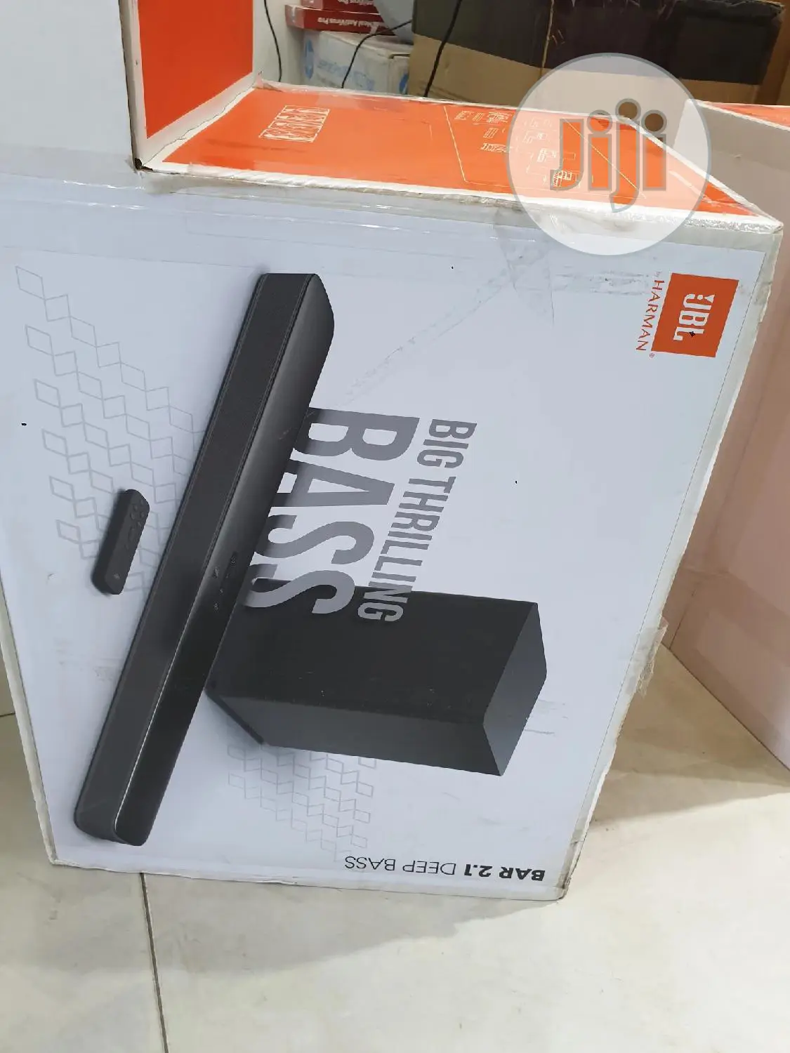 JBL Bar 2.1 Soundbar With Wireless Subwoofer 300watt