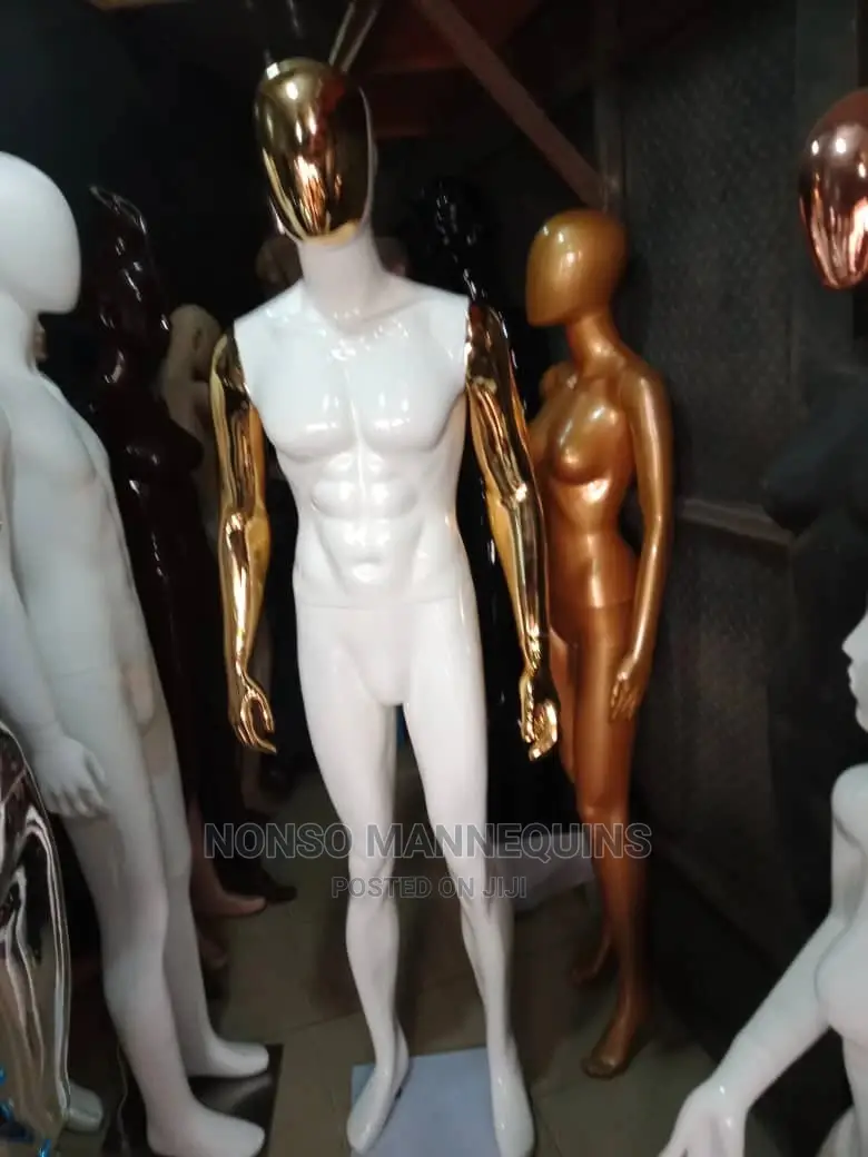 Gold And White Male Mannequins