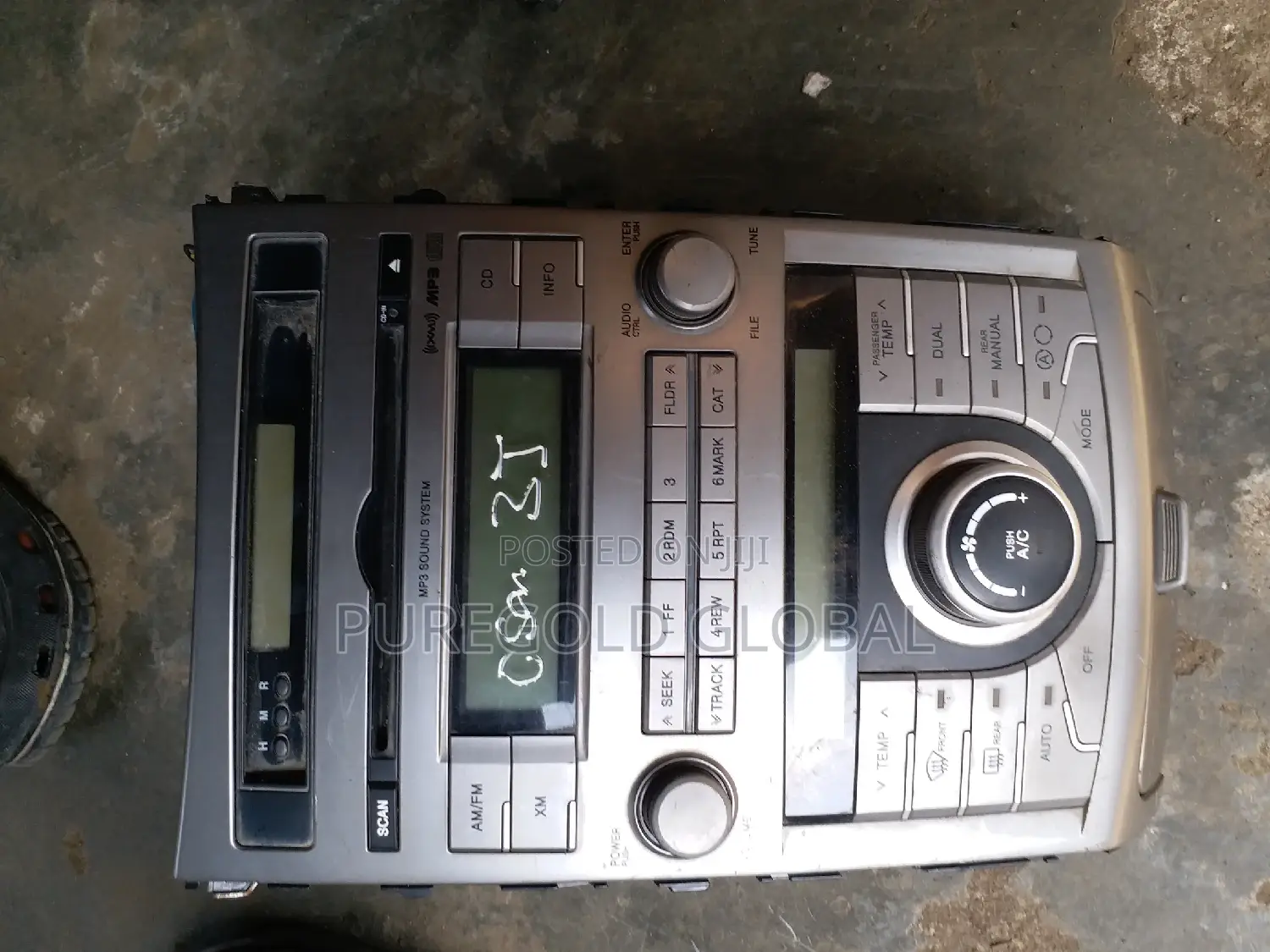 Complete AC Control Knob for Hyundai Vera Cruz 2012 Model.