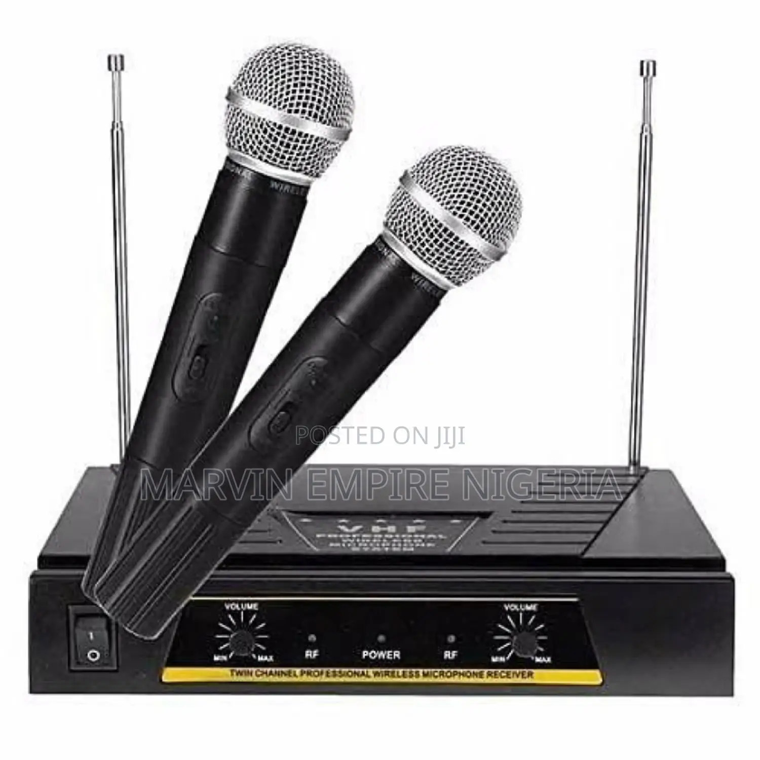 Yamaha Wireless Microphone Ym-288 High Frequncy Dual Channel