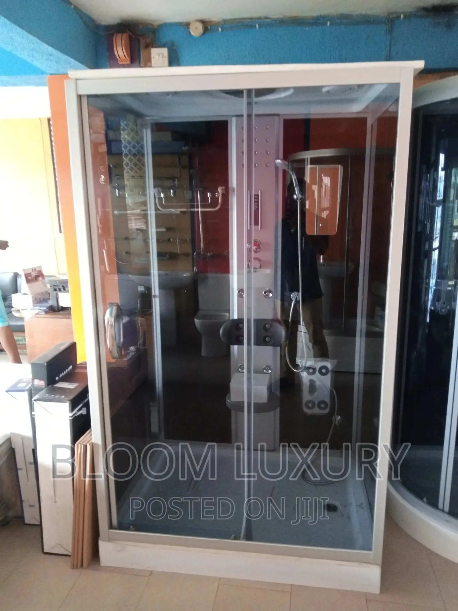 Steam Shower Enclosure 120×90cm