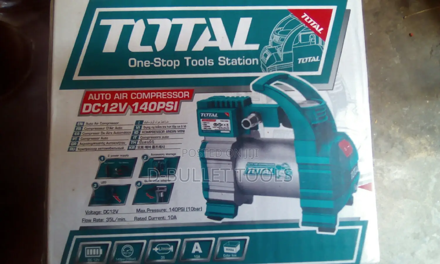 Total Air Compressor Portable Use for Car