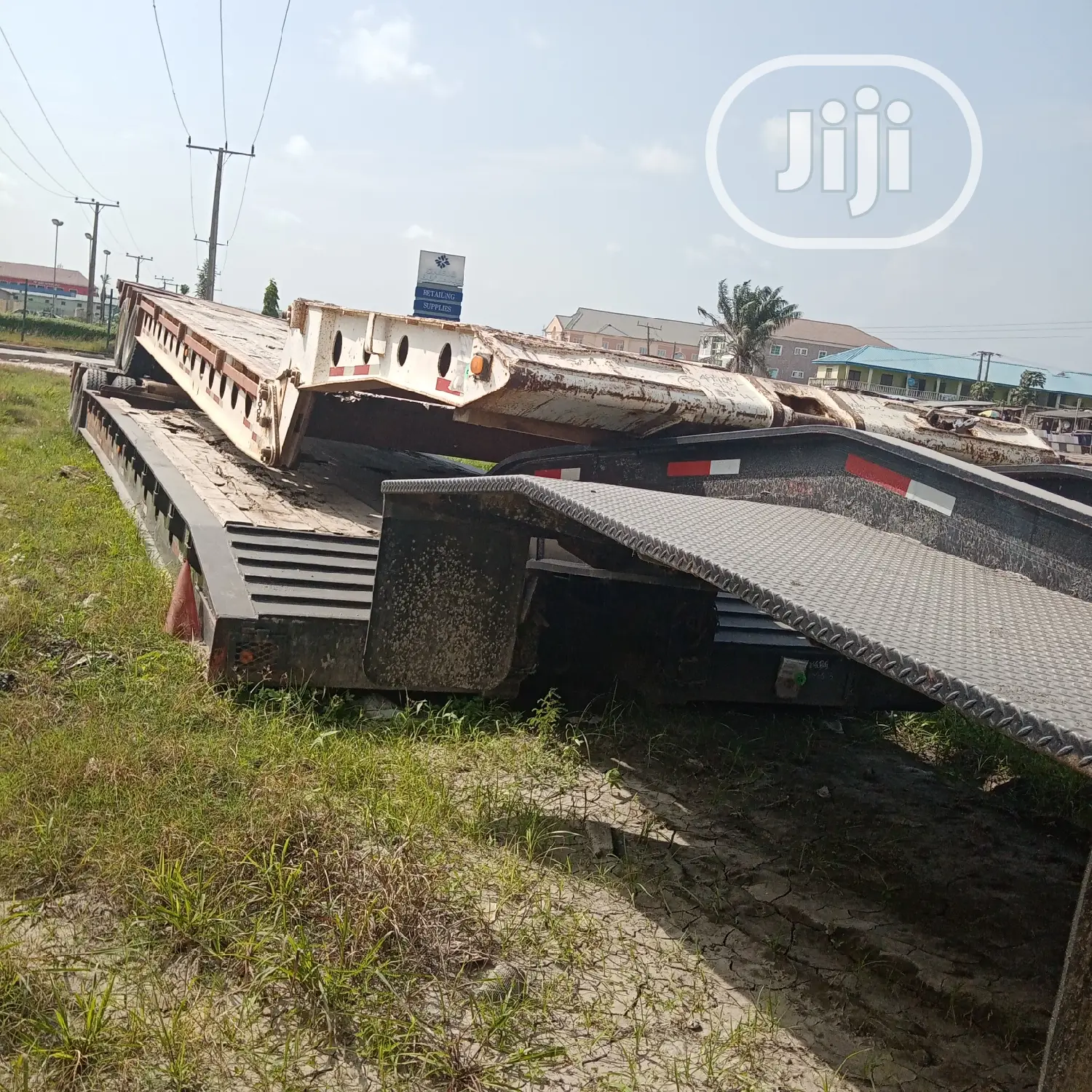 100tons and 75tons Front Loader Lowbed