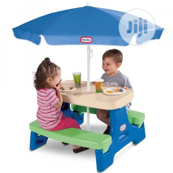 Easy Store Junior Picnic Table With Umbrella (4seater)