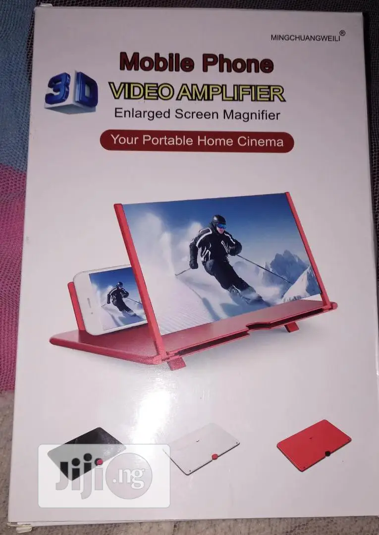 HD Mobile Phone Screen Magnifier 3D Video Amplifier Fold