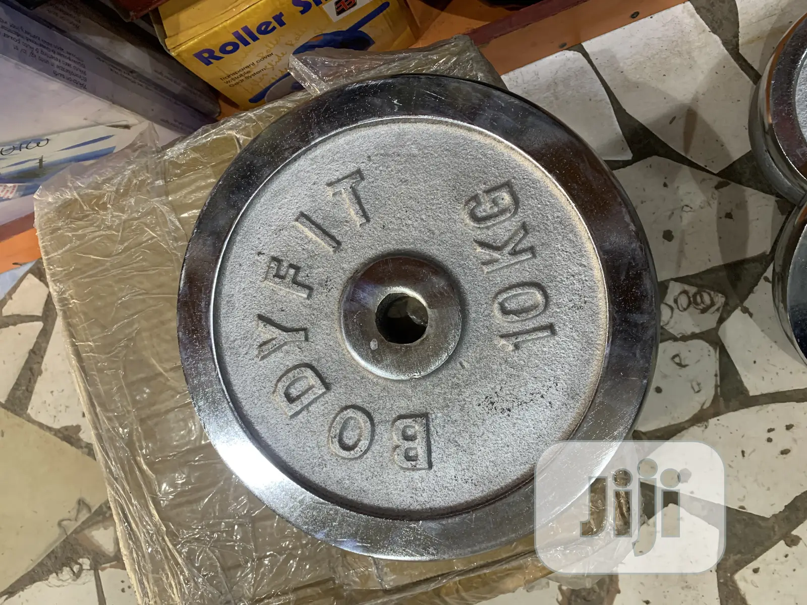 10kg Weight Plates Chrome Pair