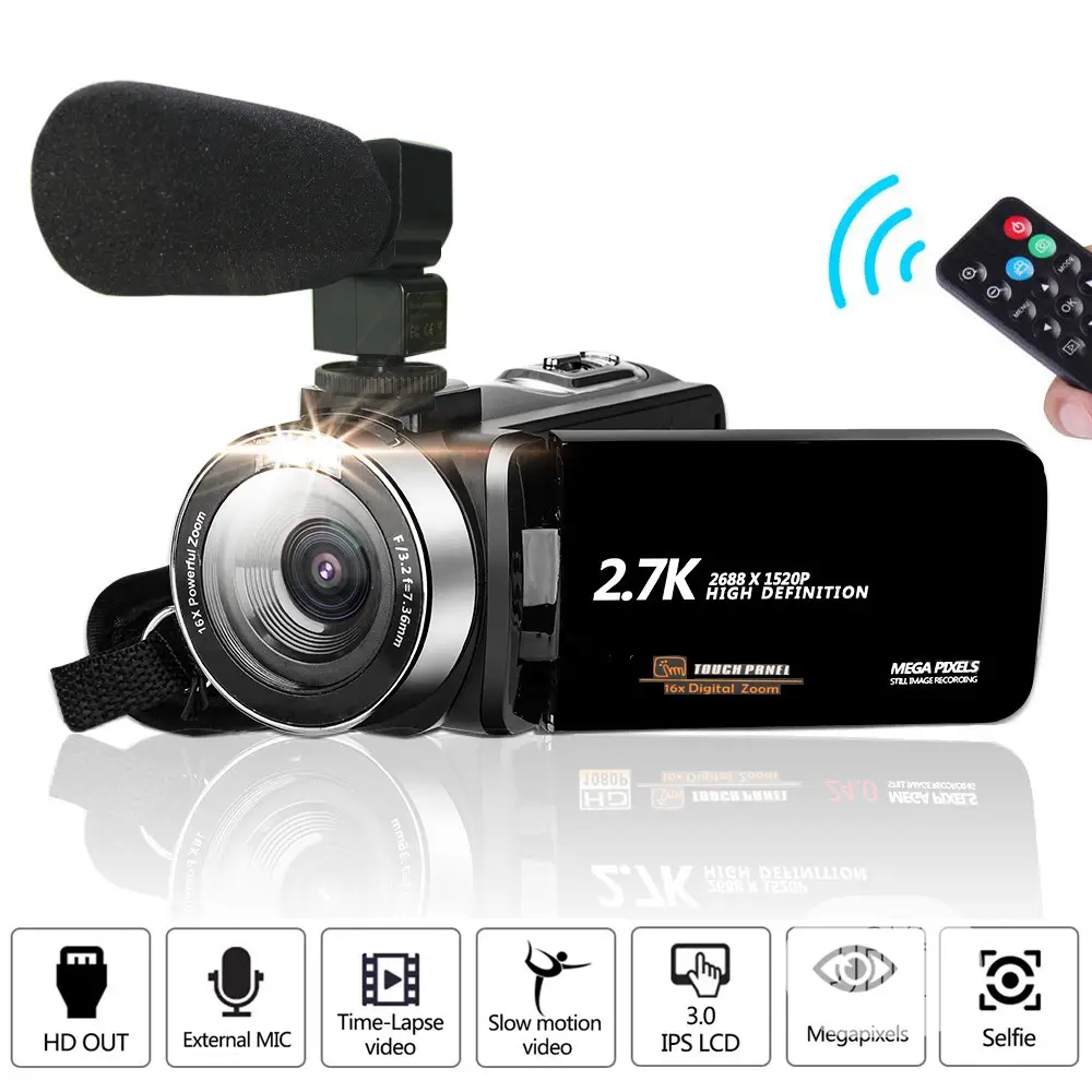2. Digital Camcoder With Remote Control