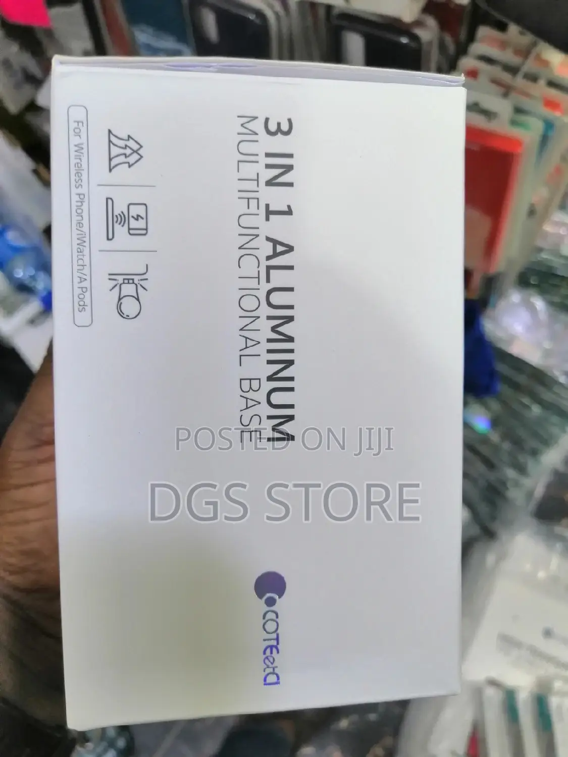 Coteetd 3in1 Aluminum Multifunctional Base Wireless