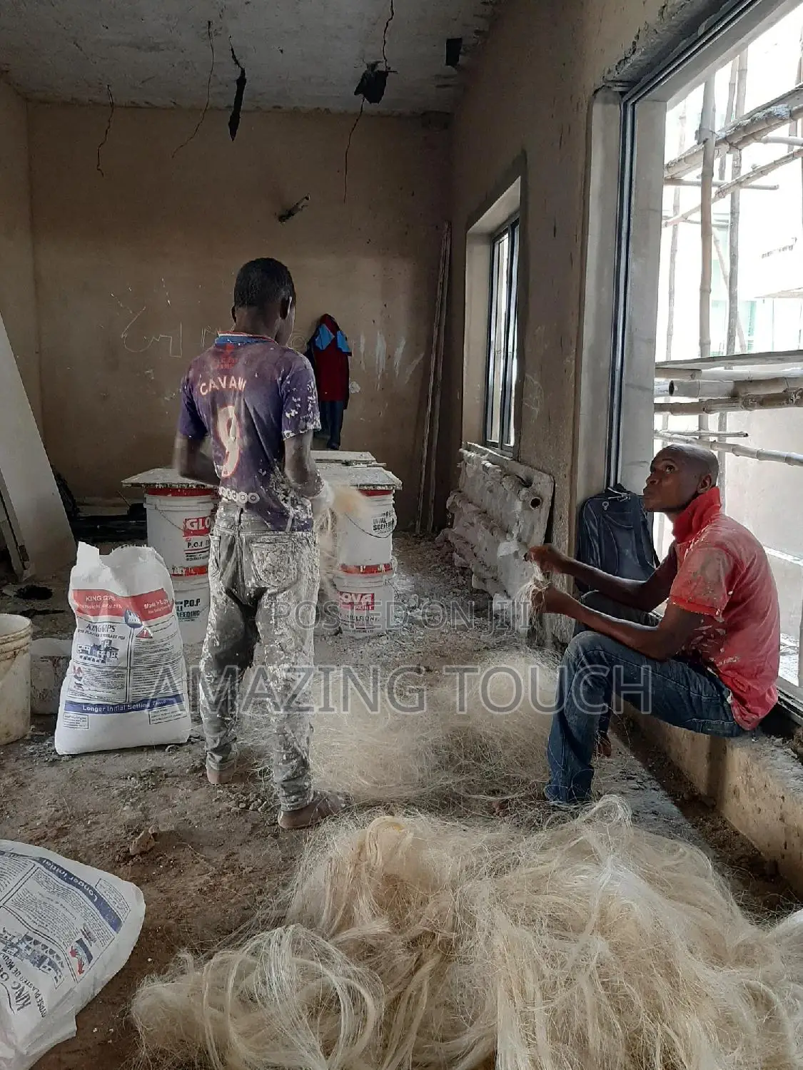 Screeding, P.O.P and Painting