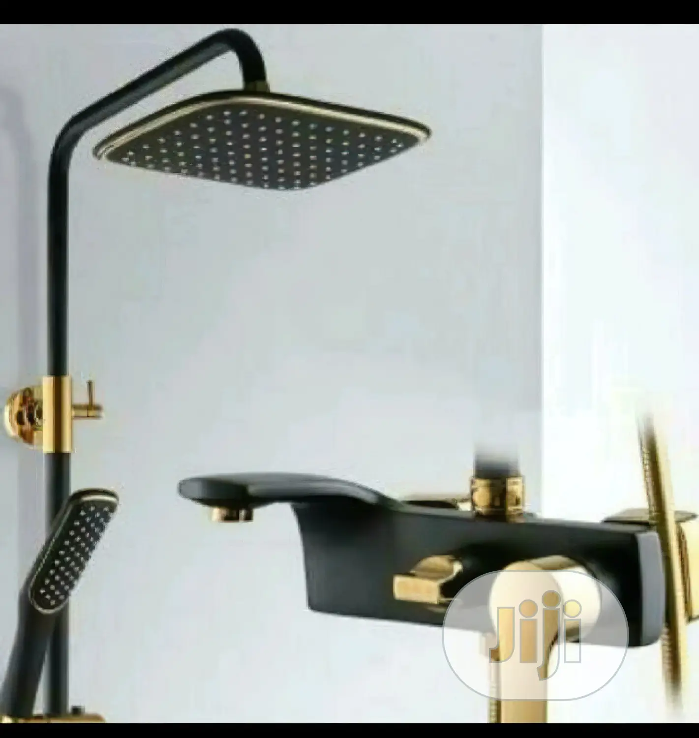 Original Black And Gold Standing Shower