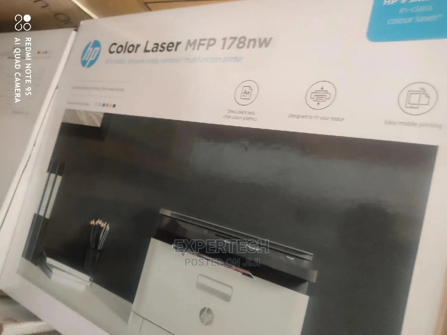 Hp Colour Laser 178nw Multifunction Printer (4zb96a)