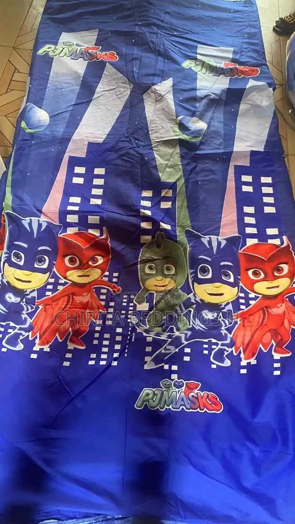 Cartoon Character Design Bedspread
