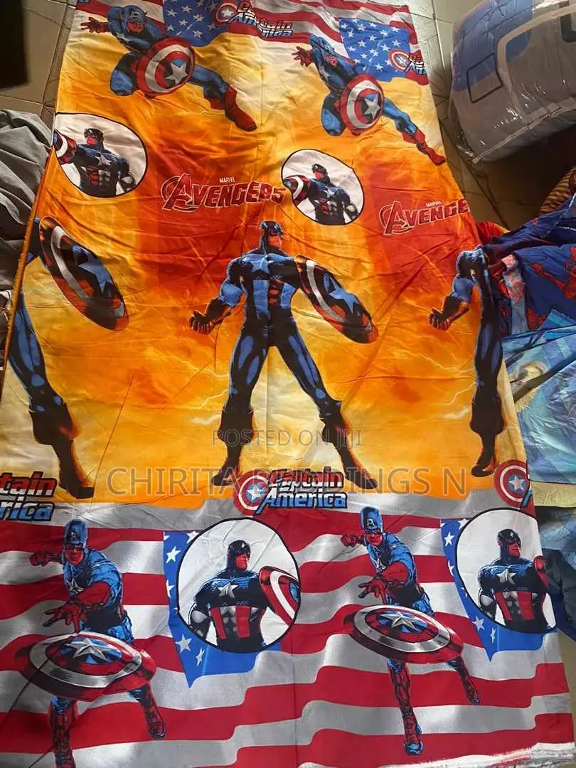 Cartoon Character Design Bedspread