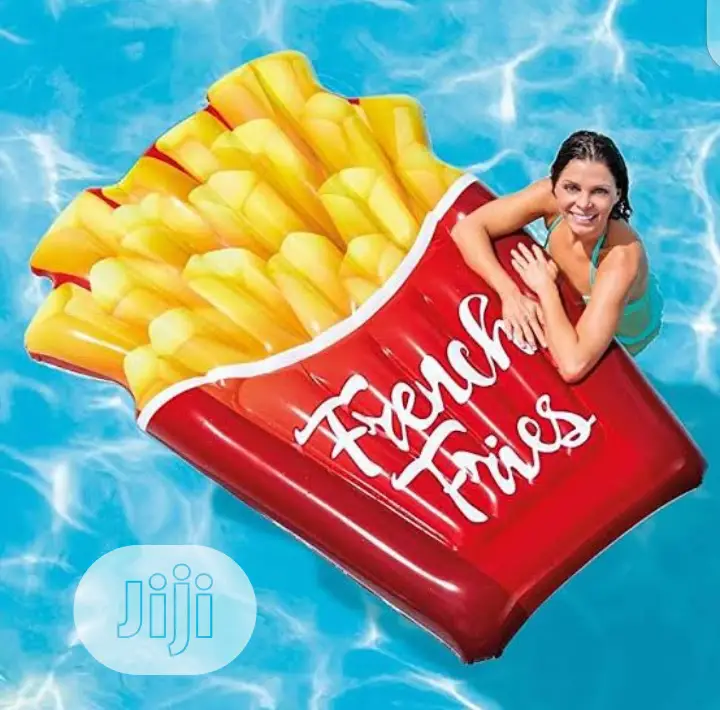 Intex Inflatable French Fries Pool Float, 69′′ X 52′′