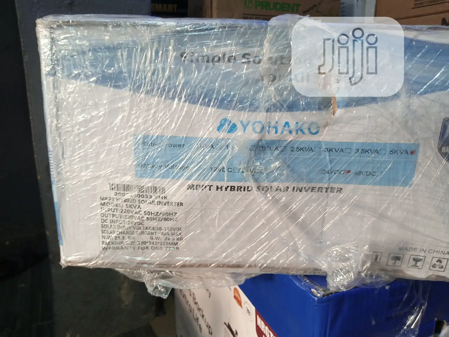 Yohako Hybrid Inverter 5kva 24/48v 60ah