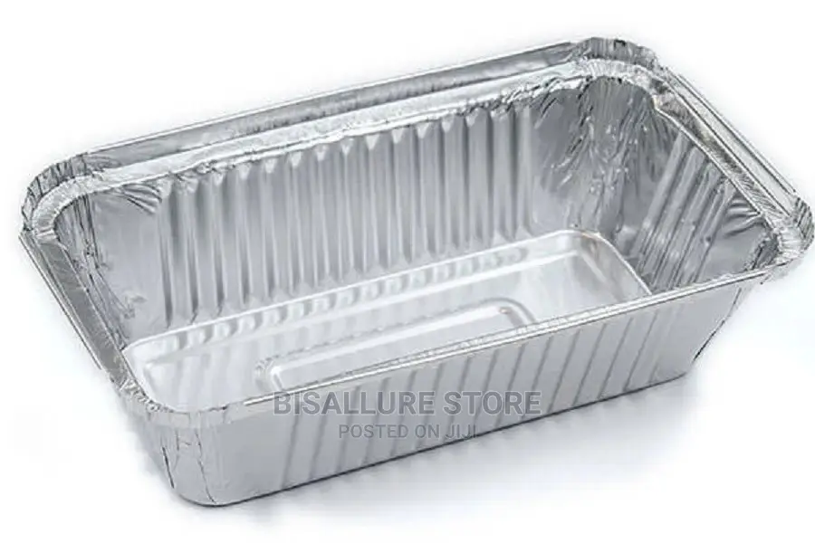 100 Aluminium Disposable Foil Plate - Big