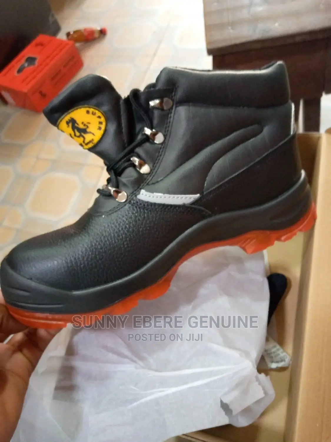 Rokk Super Tough Safety Boot Authentic and Latext Version