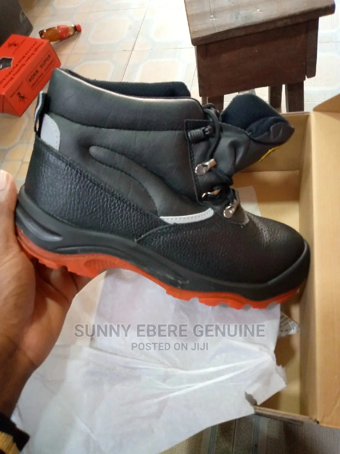 Rokk Super Tough Safety Boot Authentic and Latext Version