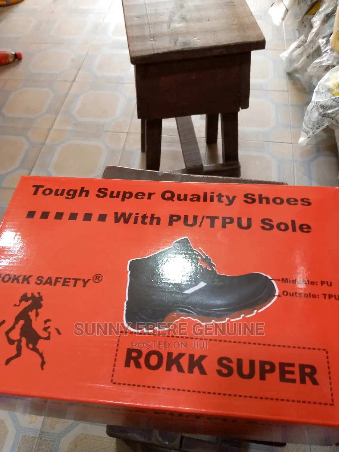 Rokk Super Tough Safety Boot Authentic and Latext Version
