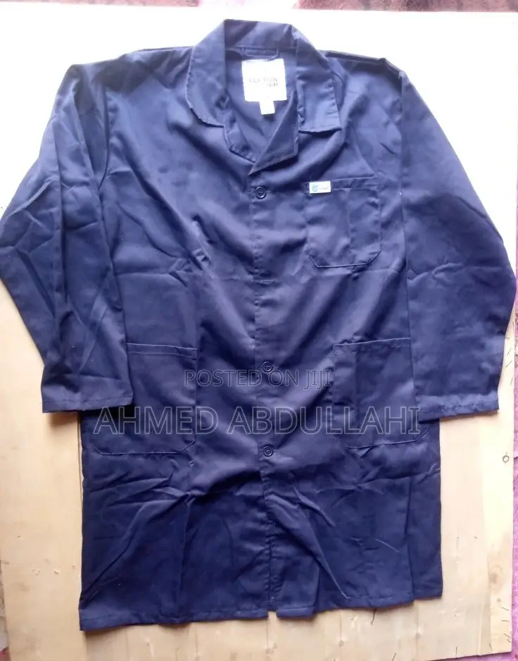 Navy Blue Lab Coat