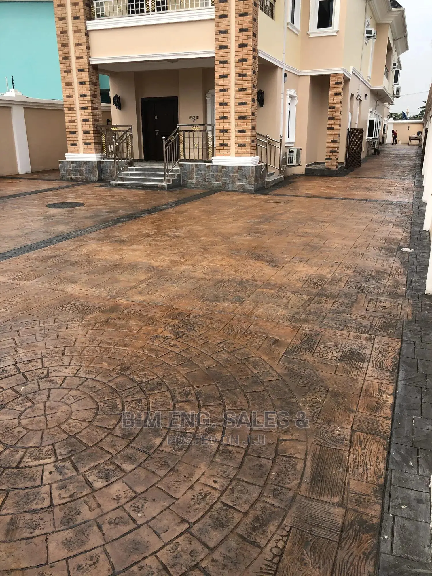 Stamped Concrete Colored Flooring Sealer Color Release