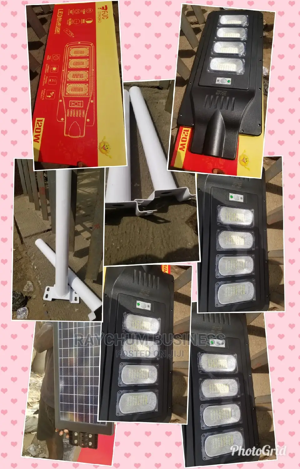 FJC All In One Solar Street Light With Free Pool 120w