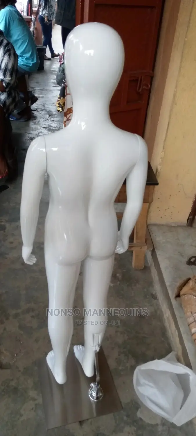 Age 5 To 10 Years Glossy White Unisex Kids Mannequins