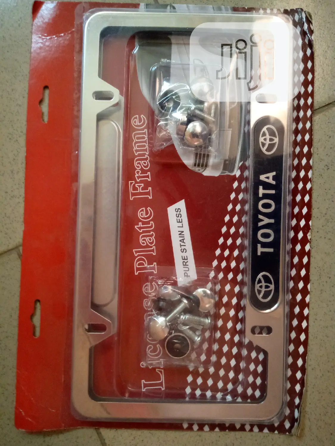Toyota Plate Number Frame