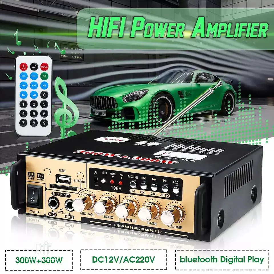 600w Portable Amplifier For Car,Home,Office,Restaurant Etc
