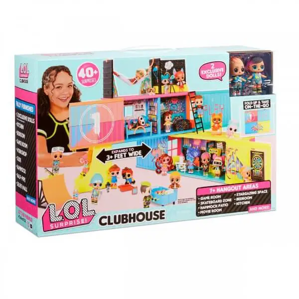 Ll.O.L. Surprise! Clubhouse Playset With 40+ Surprises and 2