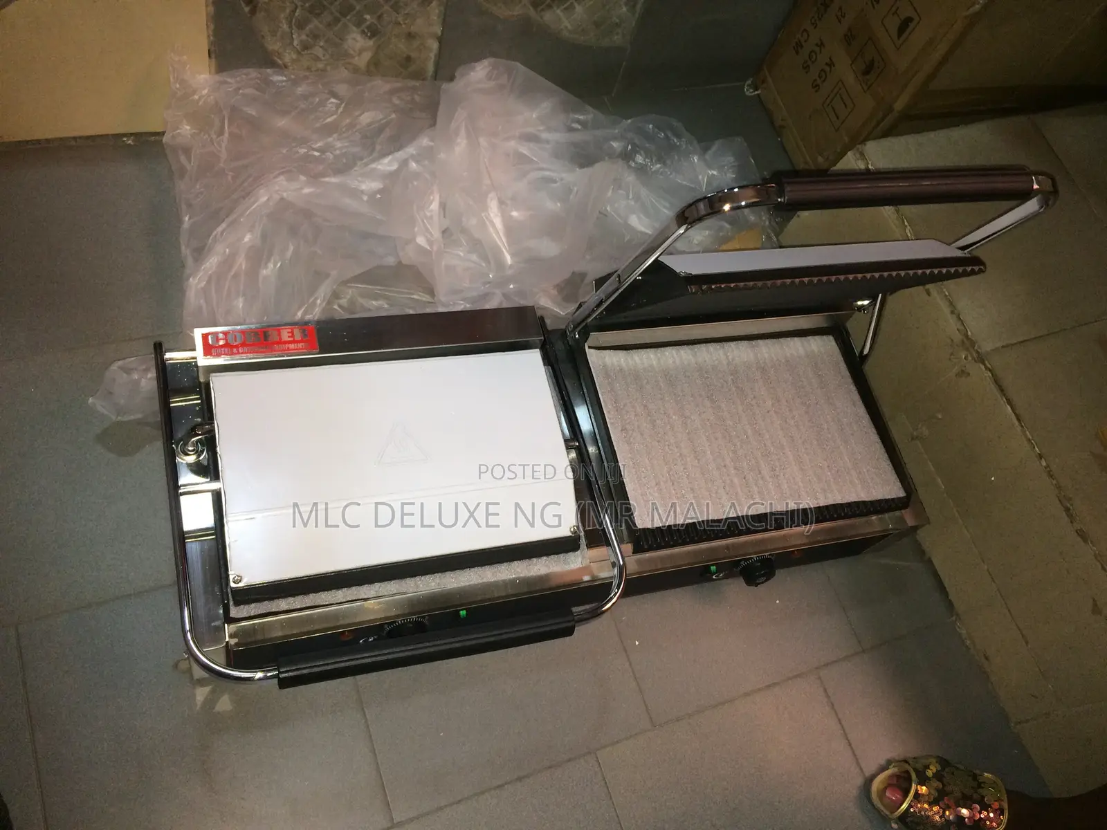 Industrial Big Double Electric Contact Shawarma Toaster