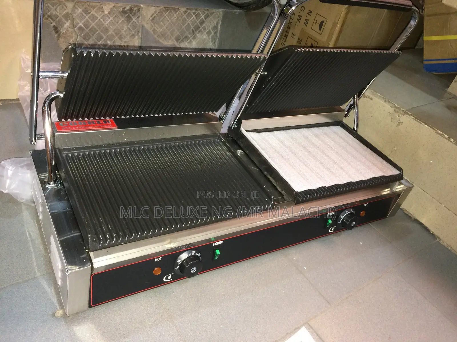 Industrial Big Double Electric Contact Shawarma Toaster